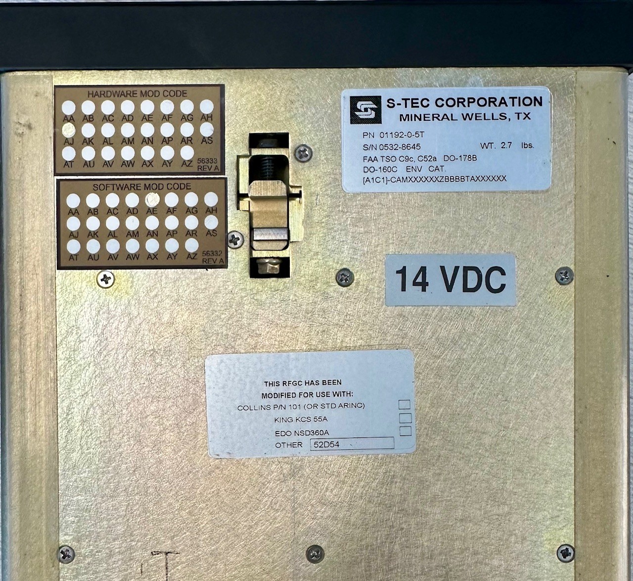 S-Tec 55X Autopilot Computer