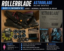 Rollerblade Astroblade Women s Inline Skates Size 5 MPN 70050050