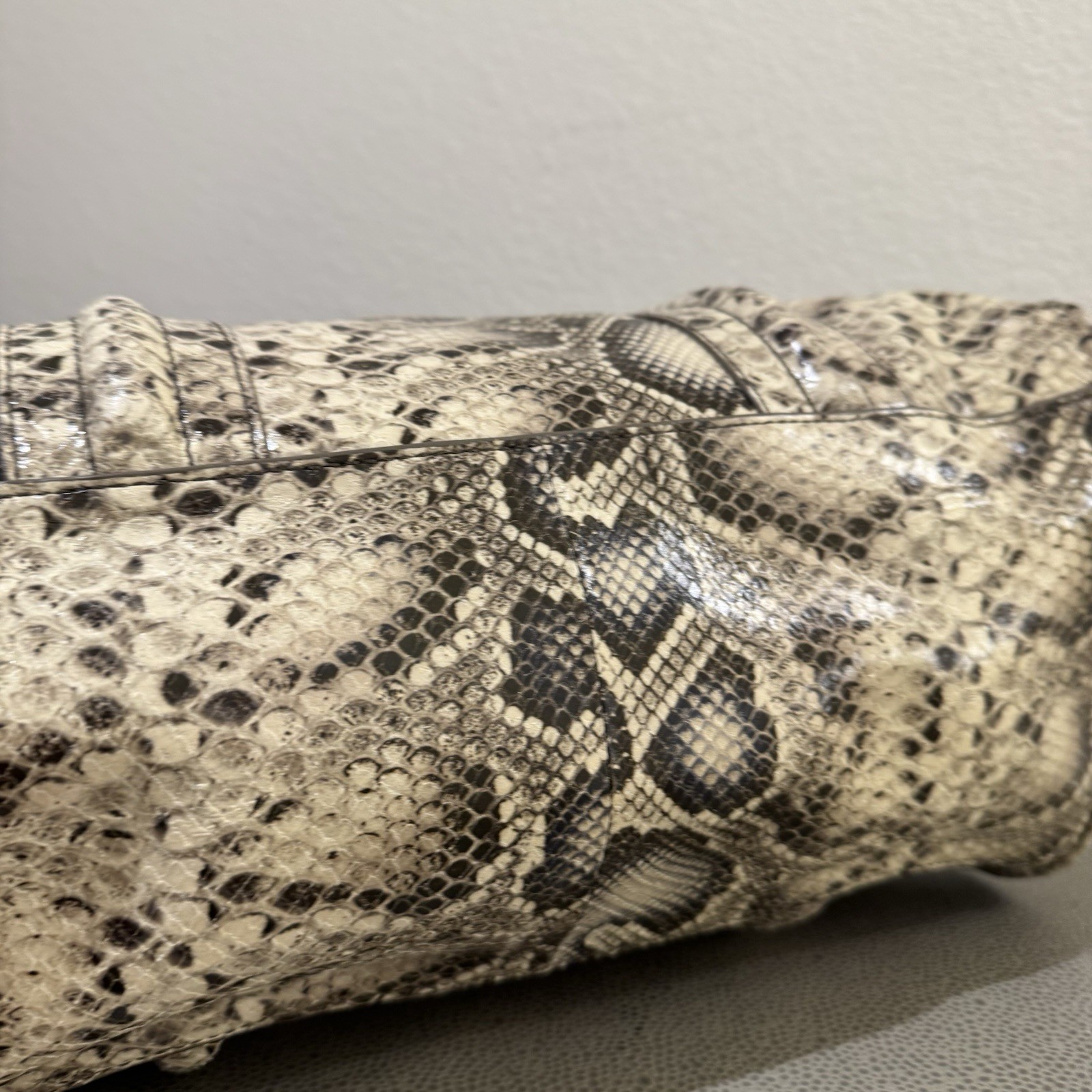 Tory Burch Women Bag Snake Pattern Python Shoulde… - image 21