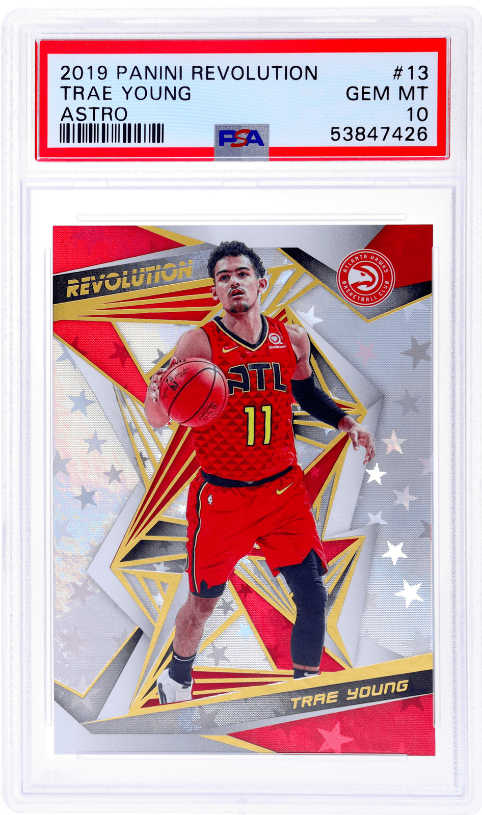 2019 Panini Revolution Trae Young Astro #13 PSA 10