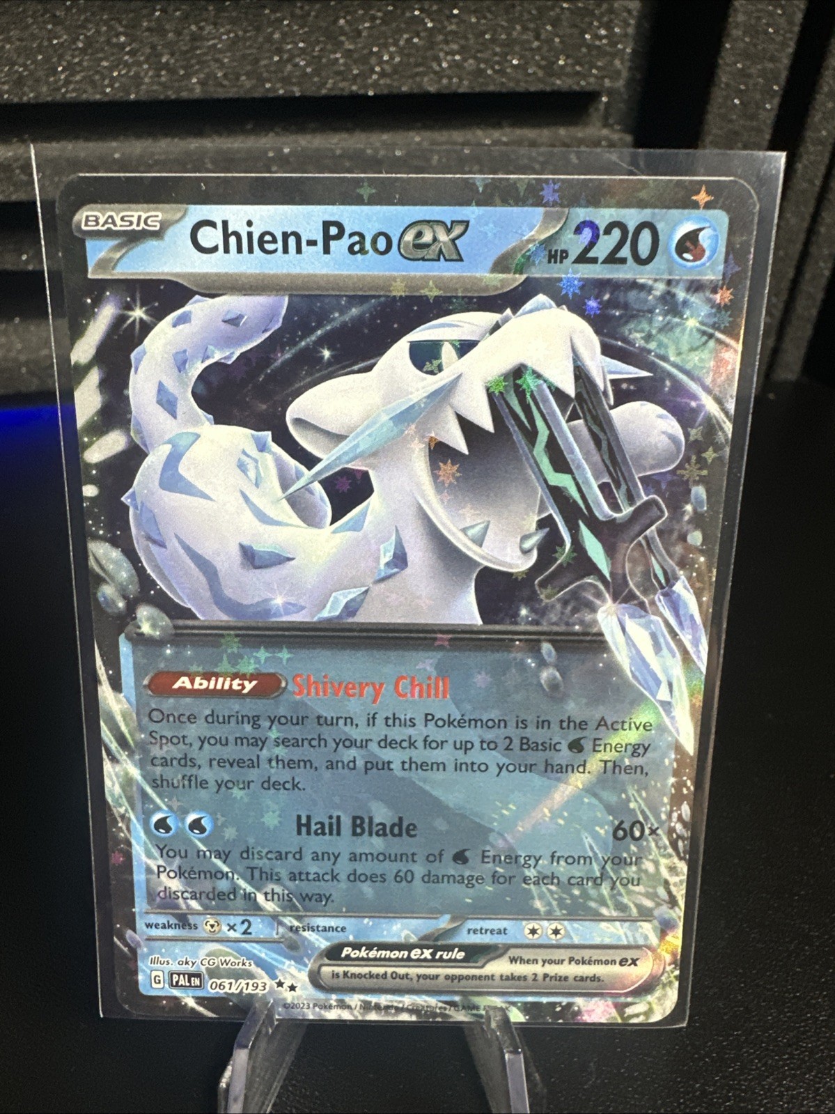 Pokémon TCG Chien-Pao EX 061/193 S&V: Paldea Evolved Double Rare NM Condition