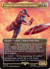 Captain America, First Avenger (Rainbow Foil) - Foil NM MTG Secret Lair Drop ...