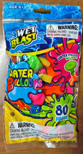 Wet Blast Water Balloons 80 Pieces New Water Filler Included