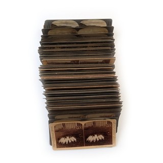 Bulk Lot 100 Antique Stereoview Cards – Mixed Views People Places Vintage