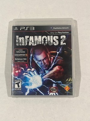 Infamous 2, Playstation 3, Complete w/ Manual, Clean Preowned Tested