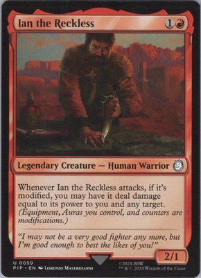 MTG Normal Ian the Reckless U Universes Beyond: Fallout 59 NM