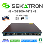 🔀Cisco Catalyst WS-C3560G-48TS-E Switch • 48-Port Gigabit Ethernet ⚡FastShip