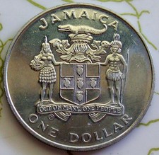 COIN JAMAICA $1.00 1982 UNC 172-151