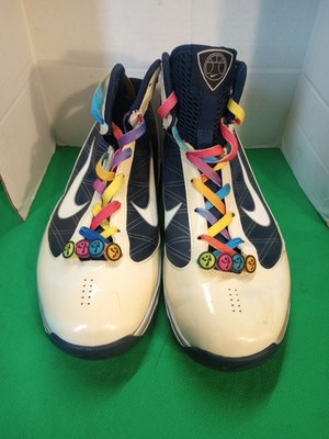 Nike Zoom Hyperize Blue White Basketball Shoes Womens 8.5 Dream Flywire 367193