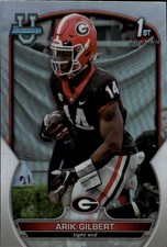 2022 Bowman University Chrome Arik Gilbert #54 Refractor Georgia Bulldogs 31M