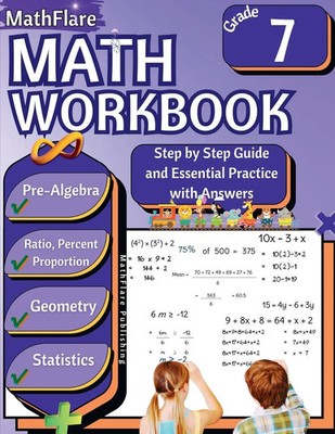 MathFlare - Math Workbook 7th Grade Mathflare Publishing Taschenbuch Englisch
