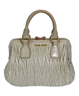 Miu Miu Matelass Handbag 5BG061 Beige #TFB13550