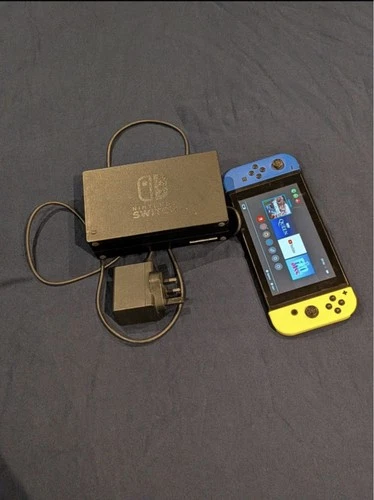 Nintendo Switch 32 GB Console - Neon Blue and Yellow