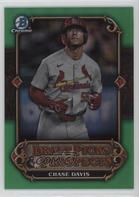 2023 Bowman Draft Picks & Prospects Green Refractor 14/99 Chase Davis 0a98