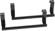 Towel Rack for Cabinet, Strong Steel Kitchen Over Cabinet Towel Bar Holder, 9" W