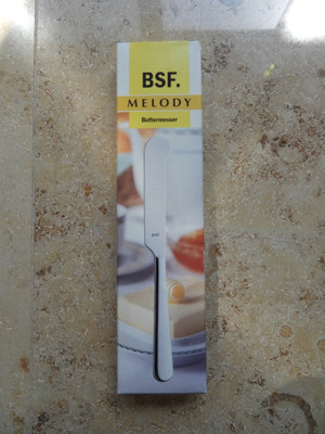 BSF Melody - Buttermesser - neu OVP - vintage  - 20 cm- Edelstahl