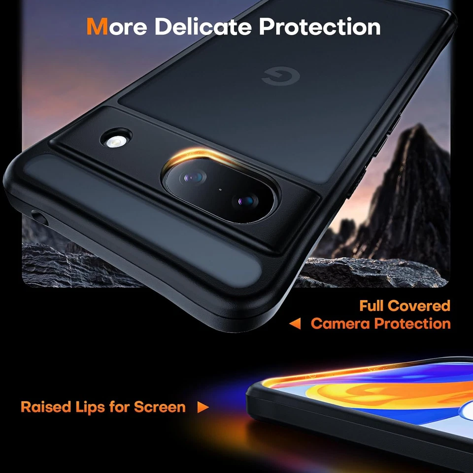 Custodia per Google Pixel 8A, Protezione Completa Della Fotocamera Di Grado Mili - Immagine 3 di 4