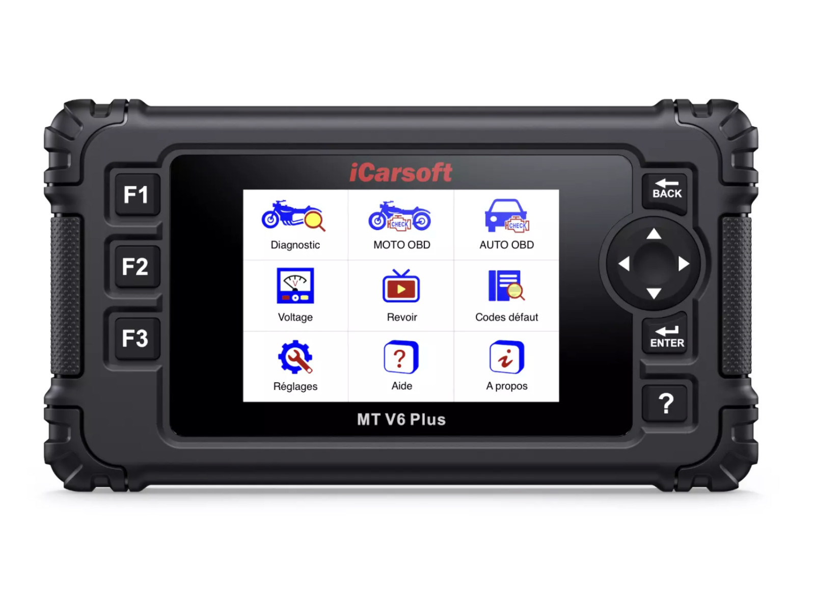 Valise de diagnostic moto iCarsoft MT V6 Plus pour éteindre le voyant moteur et éviter le garage