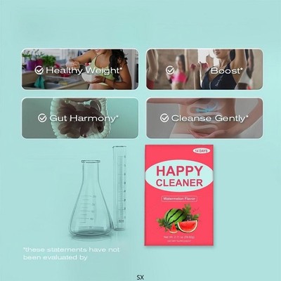 HAPPY CLEANER Wassermelone Elektrolyt Pulver 14 Tage Vorrat 14 Stück Top