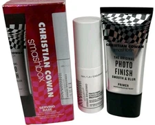 Smashbox Christian Cowan Layered Look Mini Primer 0.34Oz + Setting Spray 1oz Set