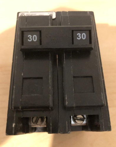 Eaton QBHW2030, 2 Pole 30A 240V 22K Bolt On Circuit Breaker