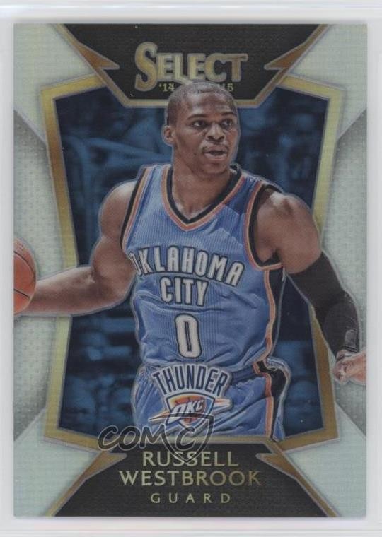 2014-15 Panini Select Concourse Silver Prizm Russell Westbrook #78 0cv3