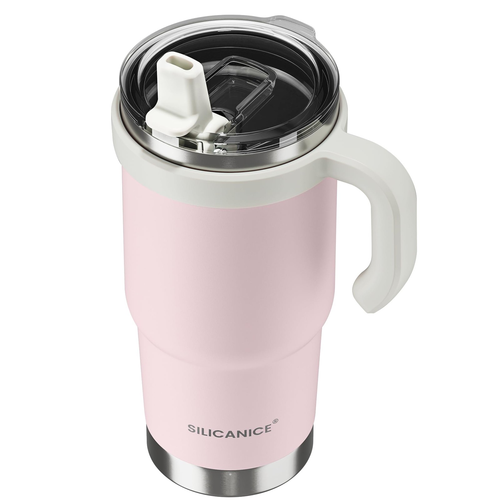 Para café helado y batidos - Nunca más bebas de una tapa mohosa: 24 oz higiene...