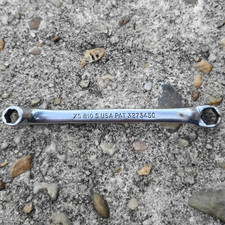 Snap-on Xs 810 Double End Box Wrench 14 X 516 In Sae Silver Metal
