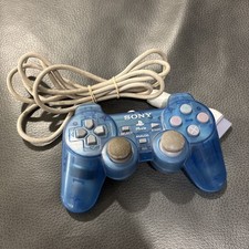 Sony PlayStation 1 PS1 PSOne Controller Island Blue SCPH-1200 OEM Untested