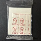 Canada Post # 591 CBN PL No. 2 SEALED 4x Corner Plate Block Set - FV$ 0.96