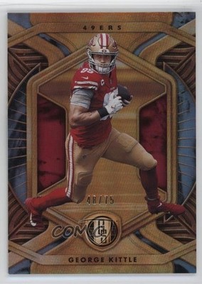 2021 Panini Gold Standard Platinum 48/75 George Kittle #90 7tw