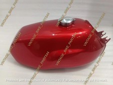 Moto Guzzi Le Mans Lemans MK2 Aluminium kirschrot lackierter Benzintank + Deckel