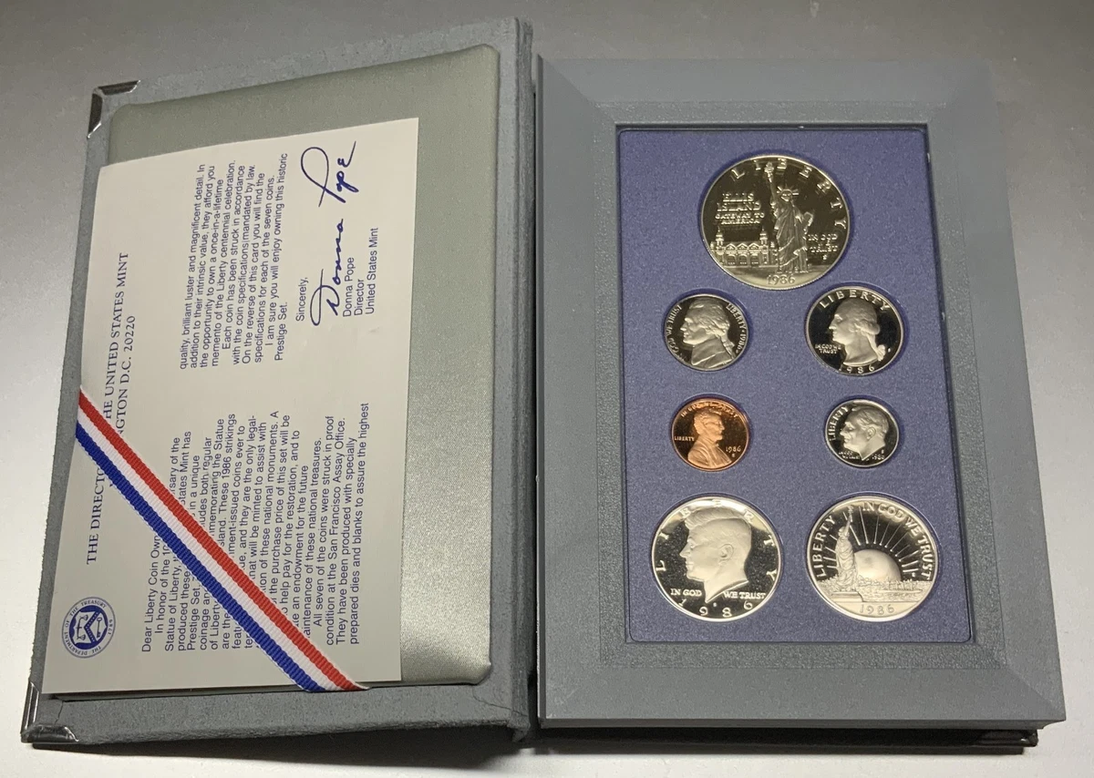 (激安)1986年アメリカ合衆国プレステージセット 2セット 1986 Prestige Coin Set for sale | eBay