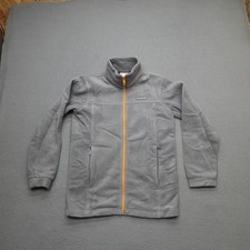 Columbia Jacket Youth Size L 14/16 Full Zip Pockets Gray Fleece