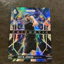 2025 Panini Prizm LIV Golf Dustin Johnson Silver Prizmatic #11 Aces GC