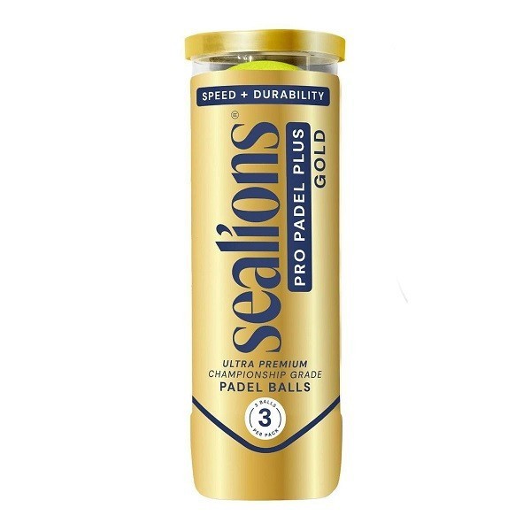 Sealions Padel Balls Tube Of 3 Competition Grade Ultra Premium Padel Court Balls