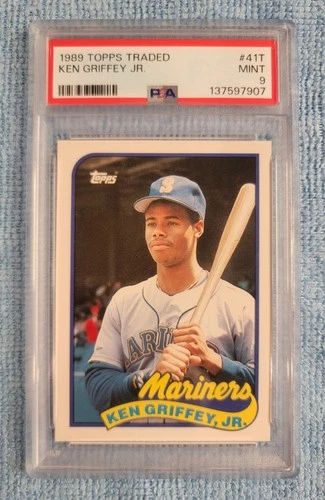1989 Topps Traded Ken Griffey Jr #41T (RC) PSA 9