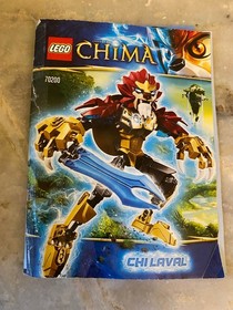 LEGO Legends of Chima Chi Laval 70200 Buildable Figure 100% Complete with Manual