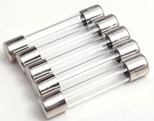 SET OF 5 EACH 312 5A 250V LITTELFUSE FAST BLOW FUSES