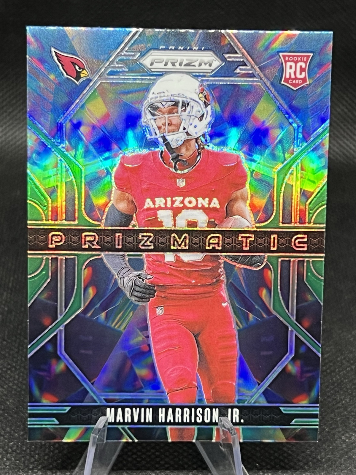 2024 Panini Prizm - Prizmatic Marvin Harrison Jr. #12 Green Prizm (RC)