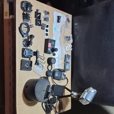 GoPro Action Camera Accessories Lot w/ Battery, Mounts USB Cables