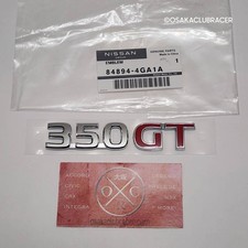 Genuine Oem Nissan Skyline V37 350gt Rear Emblem Badge Infiniti Q50 84894-4ga1a