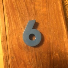 Vintage Fisher Price Magnetic Alphabet Number 6 School House Desk Replacement