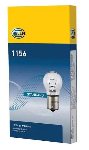 10x HELLA 1156 12v Bombilla Auto Coche Freno Parada Señal Girar Retroceso Lámpara Trasera - Imagen 4 de 4