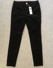 New Eileen Fisher Organic Cotton Tencel Corduroy Jegging Pant Black Sz PS