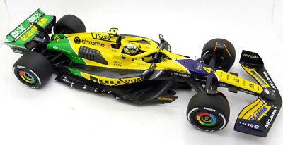 NEW MINICHAMPS VUSE MCLAREN MERCEDES MCL38 L NORRIS MONACO GP 2024 1-18 F1