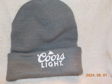 Coors Light Gray Cozy Cuffed Knit Hat.