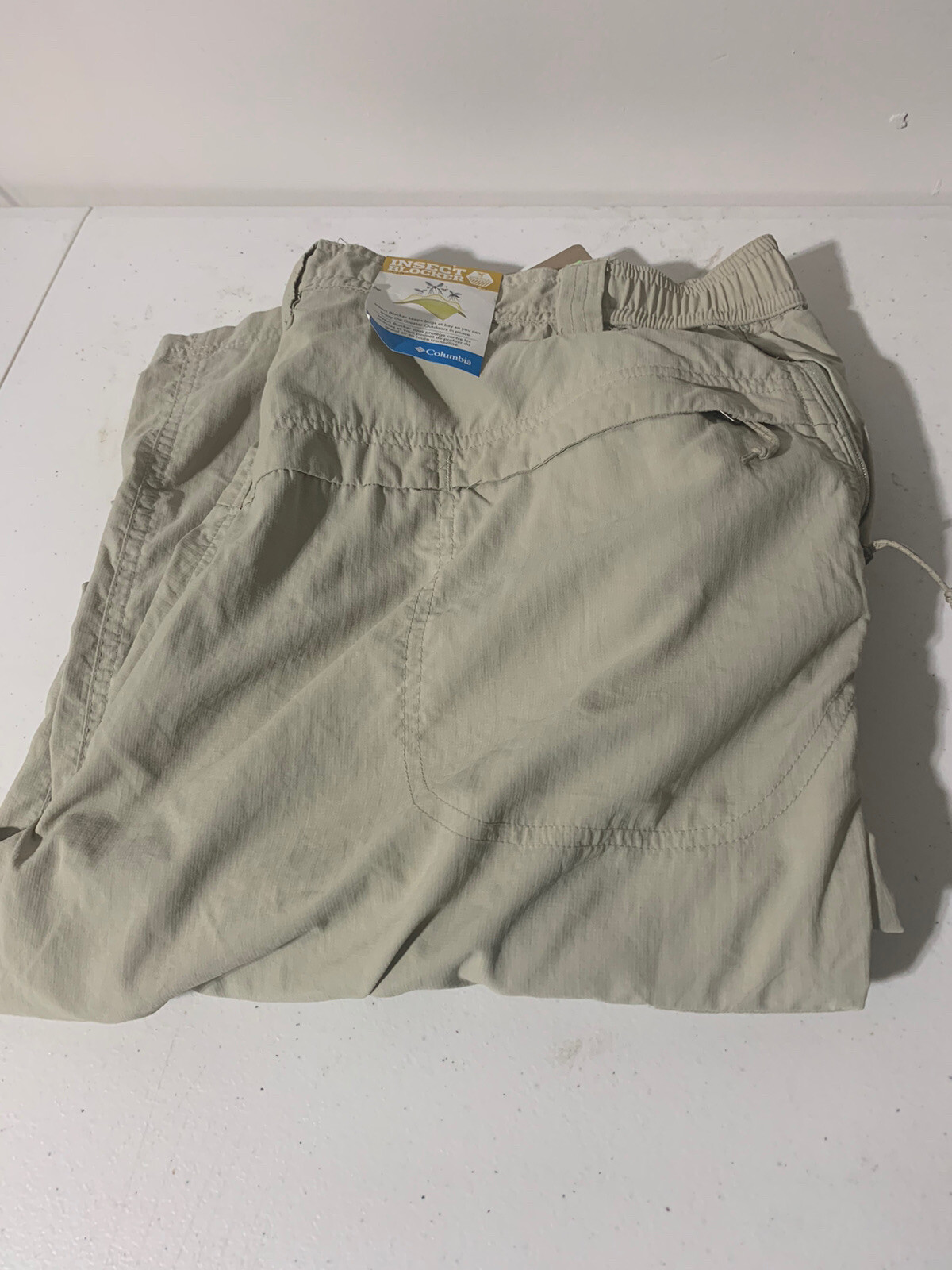 Columbia Insect Blocker UV Pants Khaki 6 Pocket Nylon Lightweight Mens Size XL 885491414969 | eBay