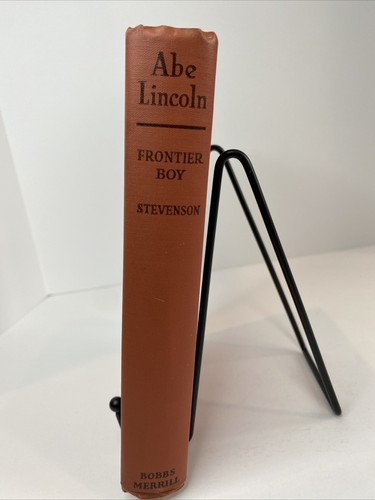 Abe Lincoln Frontier Boy by Augusta Stevenson 1932 Hardcover - Picture 3 of 19