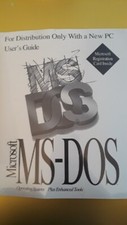 Vintage Sealed 1994 Microsoft MS-DOS Software  Paperback Book Manual Sealed